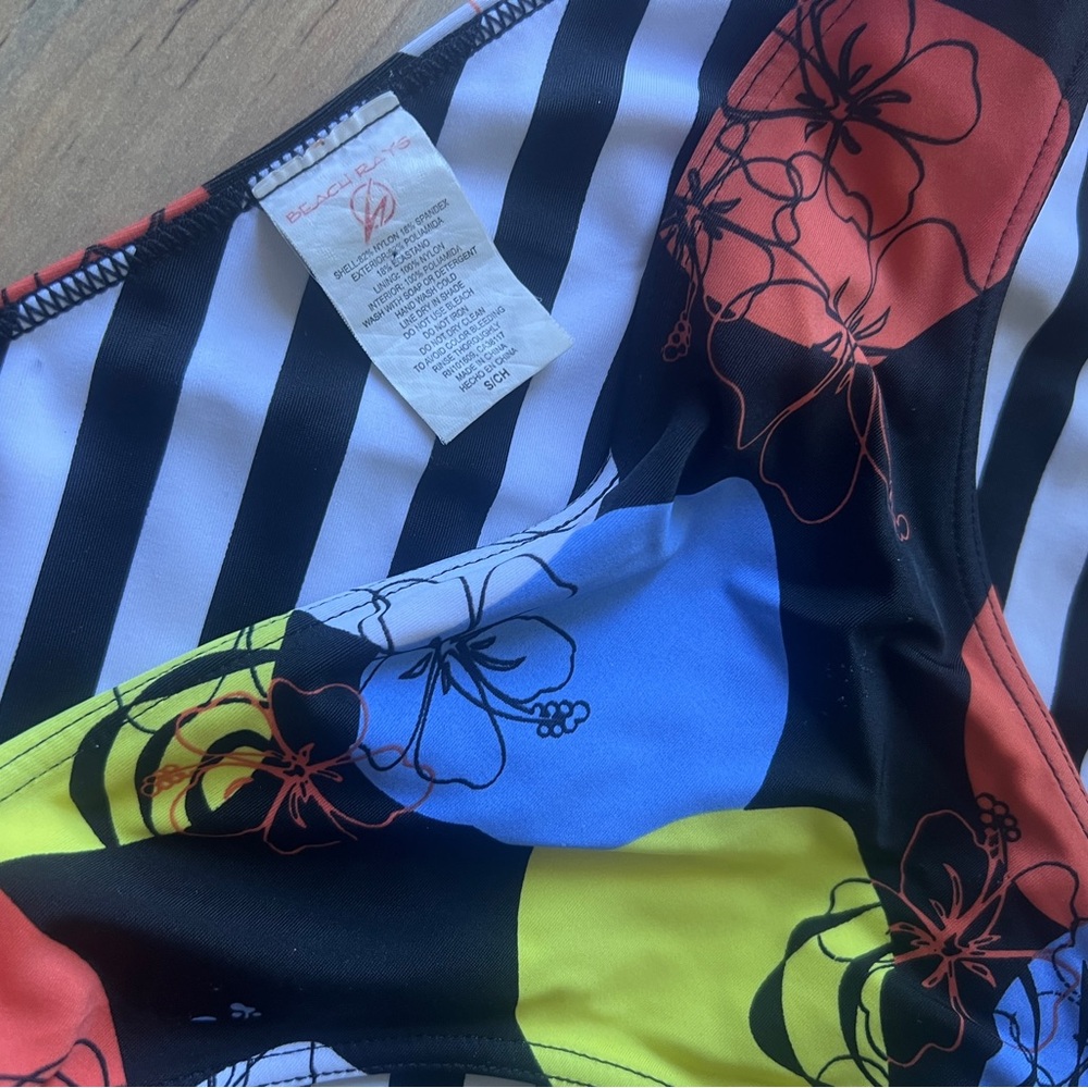 Beach Rays Multicolor Floral Swim Bottom - Picture 3 of 3